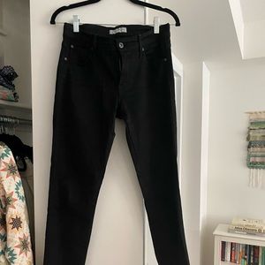 James Jeans Black Twiggy Skinny Jeans size 28